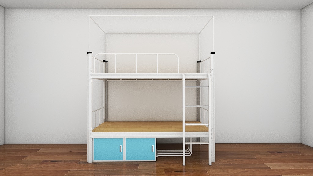 上下床鐵架床帶柜子好用嗎？